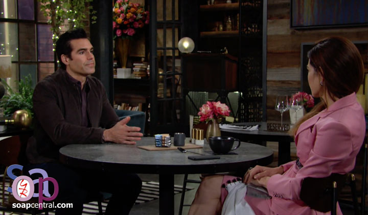 Victoria shares her suspicions about Adam with Rey